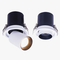 downlights led rotatifs à intensité variable epistar aluminium encastré cob spots
