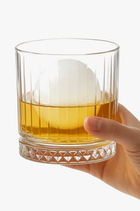 Ensemble 2 verres diamant sculpté pour whisky cocktail
