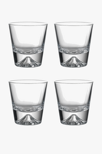 Ensemble 4 verres motif mont fuji montagne 310ml