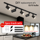 ensemble complet de rails d'éclairage à led remplaçable pour intérieur