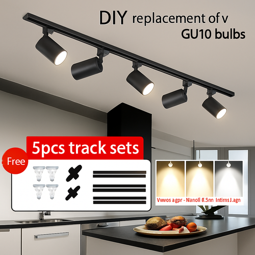 ensemble complet de rails d'éclairage à led remplaçable pour intérieur - vue 3 sur 18