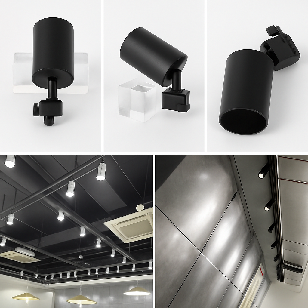 ensemble complet de rails d'éclairage à led remplaçable pour intérieur - vue 3 sur 18