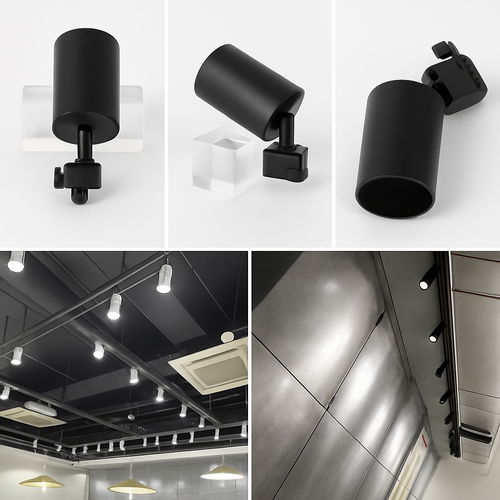 ensemble complet de rails d'éclairage à led remplaçable pour intérieur - vue 4 sur 18