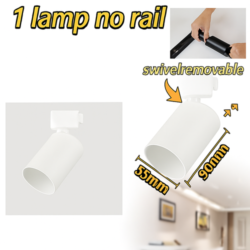 ensemble d'éclairage sur rail dimmable pour maison intelligente - vue 21 sur 22
