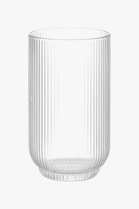 Ensemble verres vin rayés tige courte large ouverture