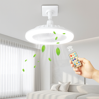Fan Luster Silent Ceiling Fan Light with Remote Lamp E27 Control Bedroom Living, Home Lighting Source, Ac85-265v  Ceiling Fan