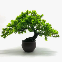 faux bonsaï en pot décoration plantes artificielles pour bureau
