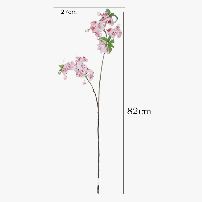 fleurs artificielles en soie pour décoration intérieure élégante