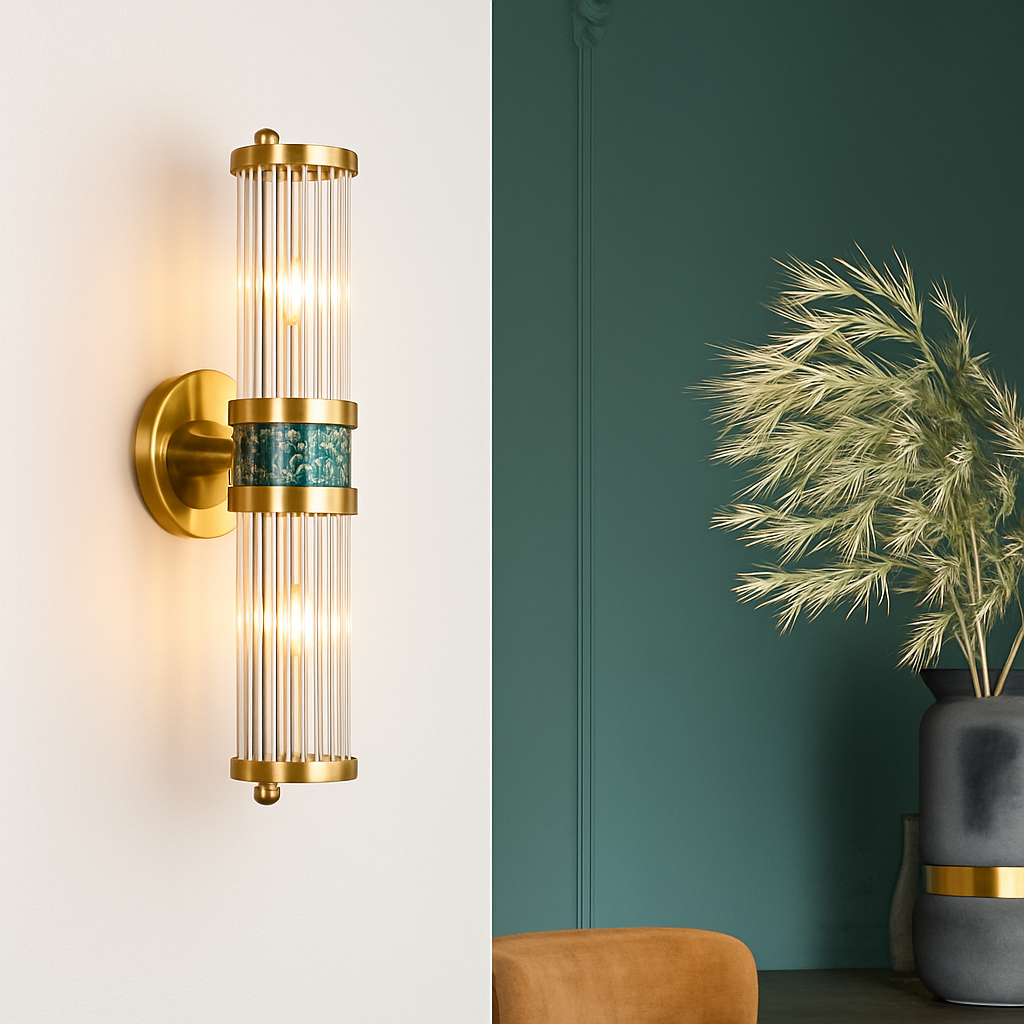FSS moderne luxe or cristal applique LED Simple coquille lumière pour salon chambre fond chevet escalier allée - vue 3 sur 10