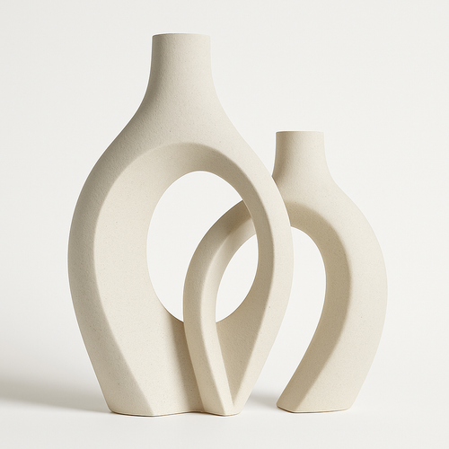 grand vase décoratif en céramique pour un intérieur moderne et élégant - vue 2 sur 12