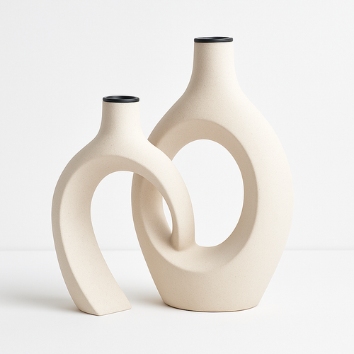grand vase décoratif en céramique pour un intérieur moderne et élégant - vue 13 sur 12