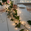 guirlande lumineuse argentée étanche pour décorations extérieures Noël mariage
