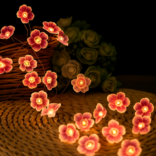 guirlande lumineuse led cerisier en fleurs pour décoration intérieure - vue 2 sur 11