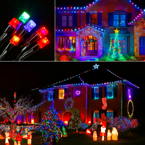 guirlande lumineuse solaire étanche pour extérieur jardin mariage Noël - vue 10 sur 13