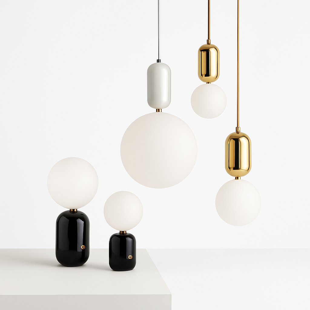 gzmj moderne globe en verre suspension pour cuisine - vue 4 sur 12
