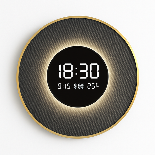 horloge décorative numérique lumineuse pour restaurant et décoration intérieure - vue 2 sur 8