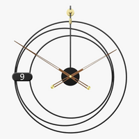 horloge murale design moderne silencieuse pour décoration intérieure