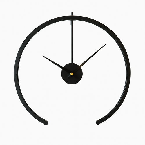 Horloge murale design rond ouvert 50cm Bolt - vue 2 sur 5