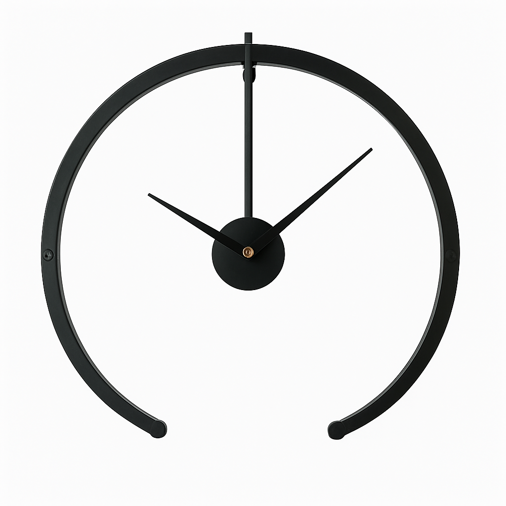 Horloge murale design rond ouvert 50cm Bolt - vue 5 sur 5
