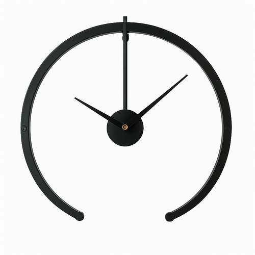 Horloge murale design rond ouvert 50cm Bolt - vue 6 sur 5