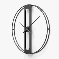 horloge murale nordique créative silencieuse et élégante