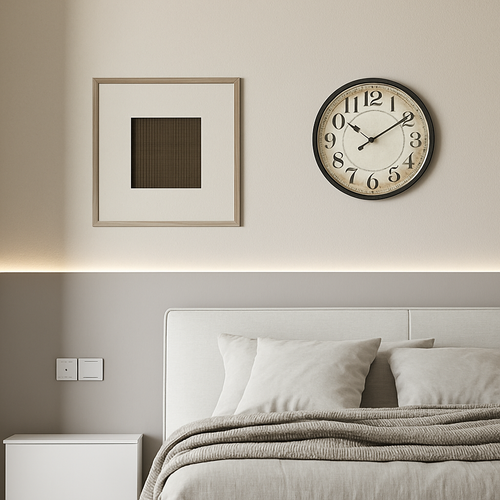 horloge murale rétro en bois motif paris pour décoration intérieure silencieuse - vue 6 sur 7