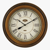 horloge murale rétro style industriel pour décoration intérieure