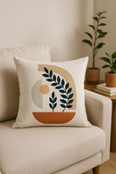 housse de coussin abstraite art plant 45 cm x 45 cm