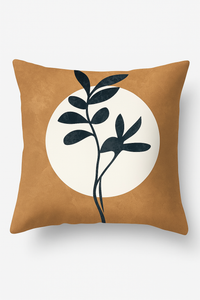 housse de coussin abstraite art plant 45x45 cm