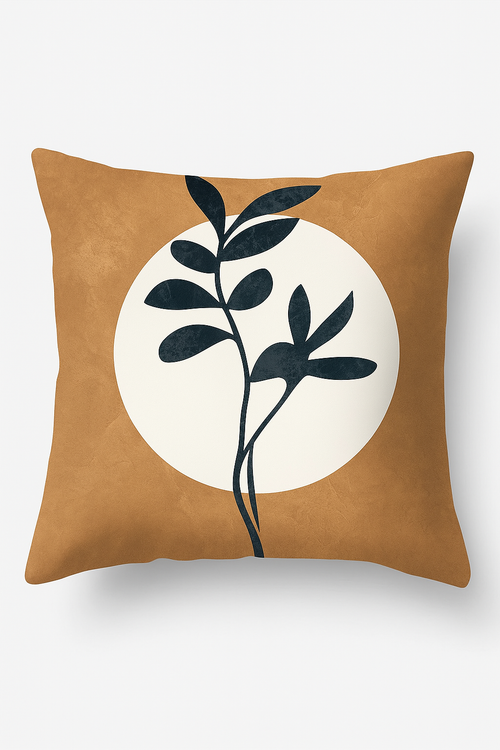housse de coussin abstraite art plant 45x45 cm
