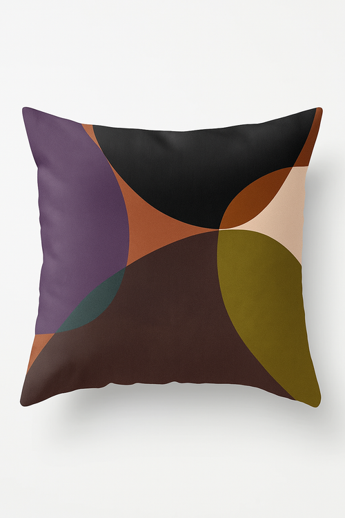 housse de coussin abstraite nordique pour décoration intérieure