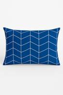 housse de coussin bleu motif animaux marins 30 x 50 cm