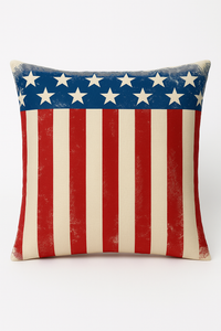 housse de coussin carrée imprimée love usa pour décoration intérieure