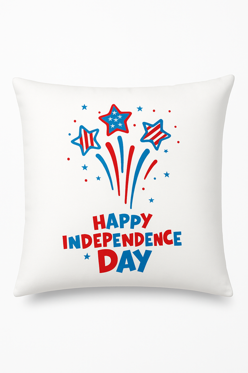 housse de coussin carrée love usa pour décoration festive