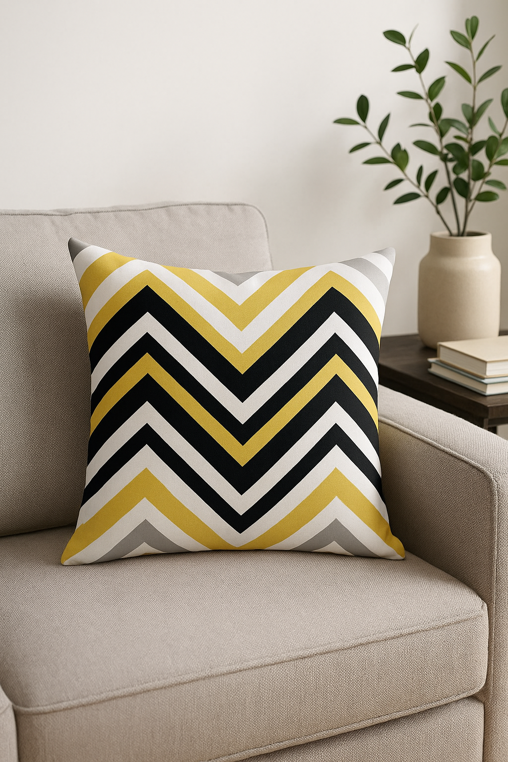 housse de coussin carrée tournesols motifs jaune créatif 45x45 cm - vue 2 sur 2