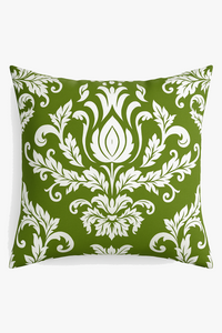housse de coussin créative à motifs de feuilles vertes