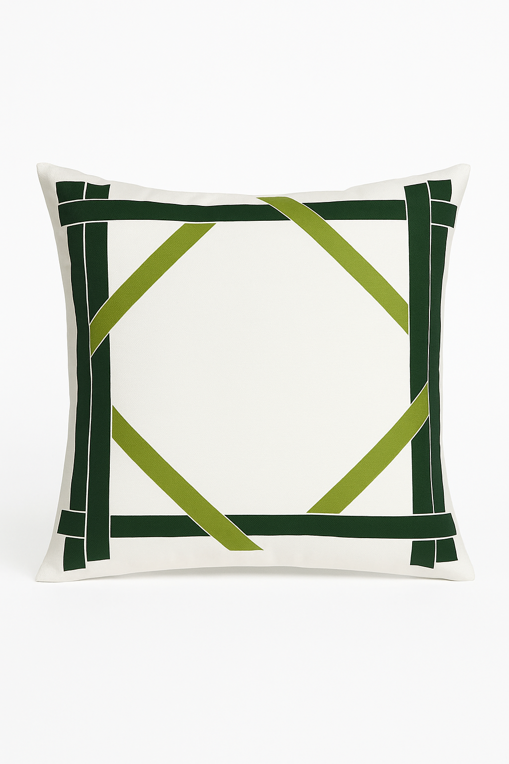 housse de coussin créative à motifs de feuilles vertes