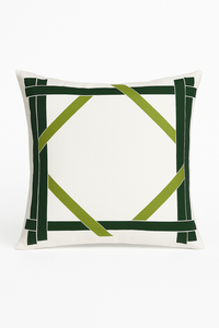 housse de coussin créative à motifs de feuilles vertes