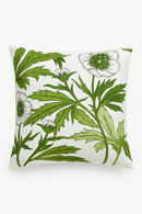 housse de coussin créative à motifs de feuilles vertes
