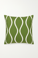 housse de coussin créative à motifs de feuilles vertes