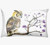 housse de coussin décorative avec motif animaux mignons