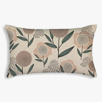 housse de coussin décorative motif feuilles de tournesol