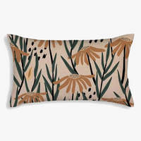 housse de coussin décorative à motif tournesol élégant