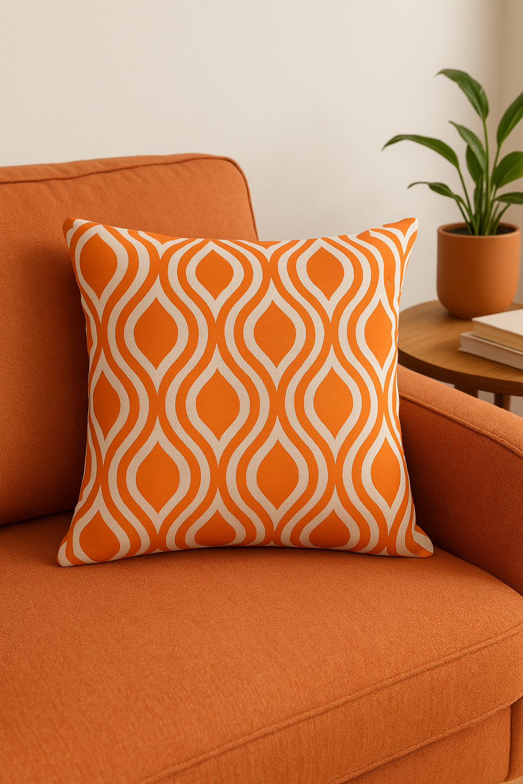 housse de coussin d'extérieur imperméable à motif tendance - vue 2 sur 2