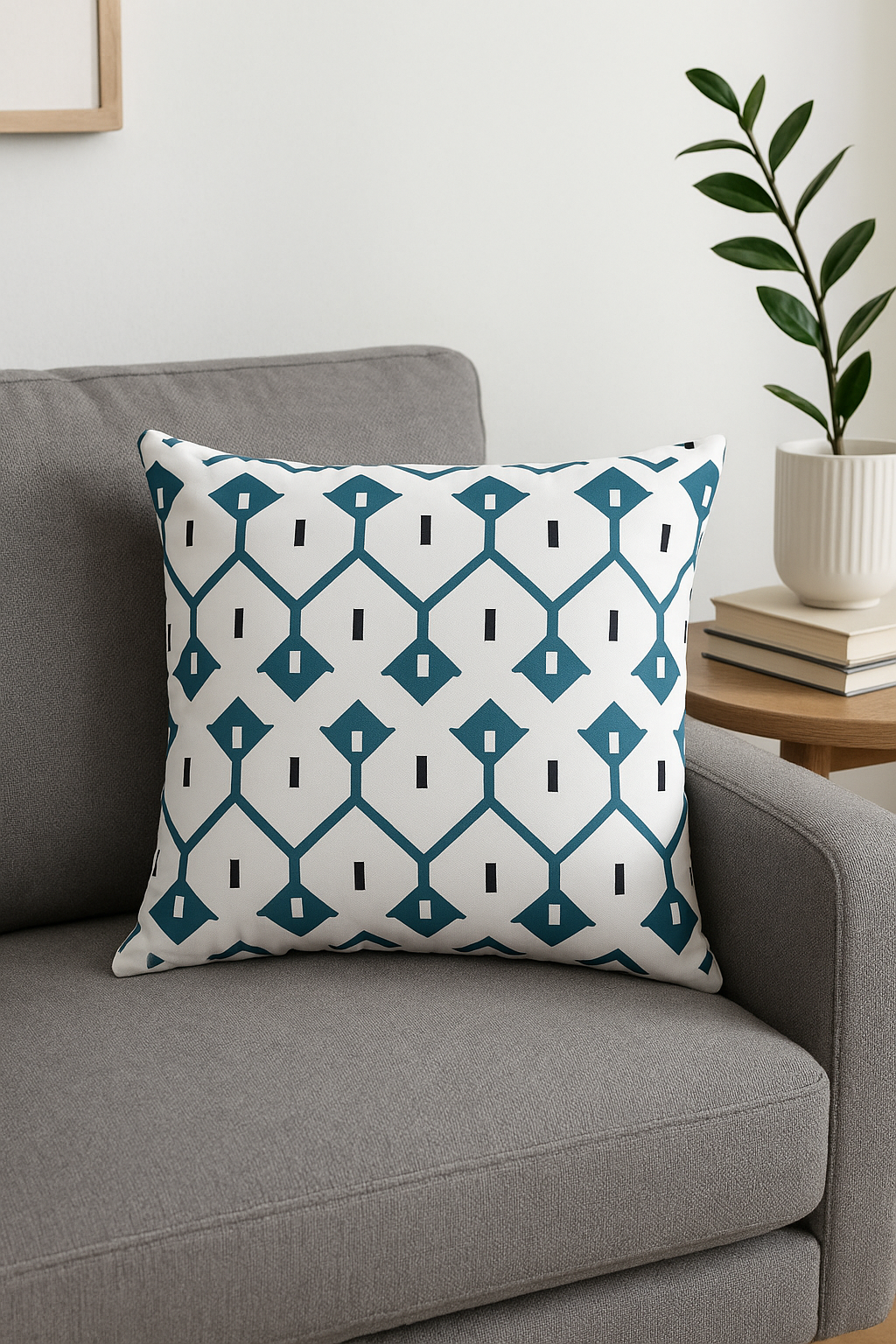 housse de coussin d'extérieur imperméable colorée 50 x 70 cm été - vue 2 sur 2