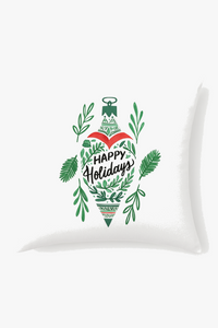 housse de coussin de noël rouge pour décoration intérieure