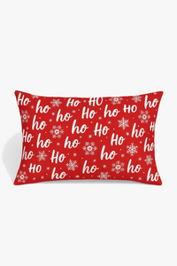 housse de coussin de noël rouge pour décoration intérieure