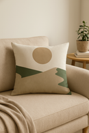 housse de coussin décorative à feuilles vertes tendance