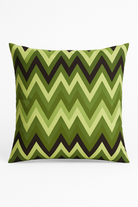 housse de coussin décorative à motif feuilles vertes modernes