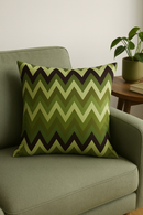 housse de coussin décorative à motif feuilles vertes modernes